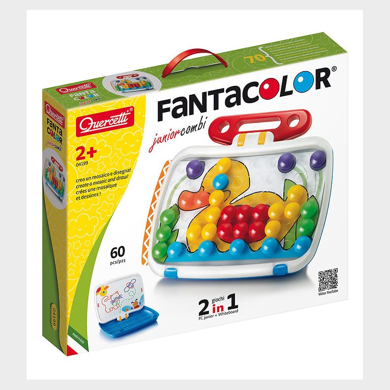 Quercetti Stiftmosaik - FantaColor - 60 Dele - 04199