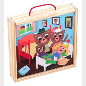 Vilac Trpuslespil - 4x9 Brikker - Guldlok