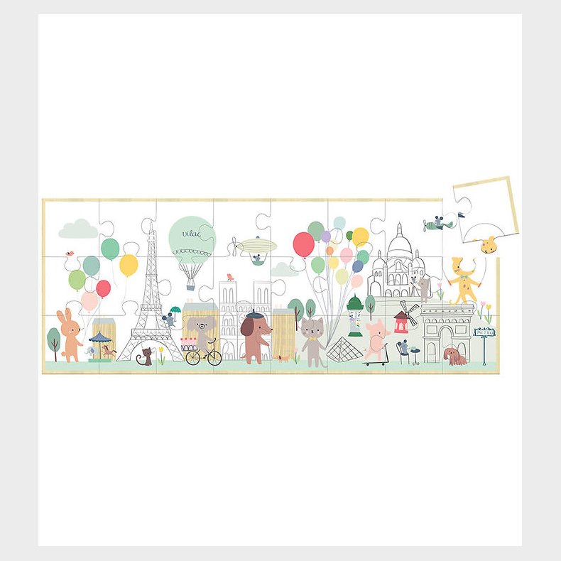 Vilac Trpuslespil - 24 Brikker - Paris