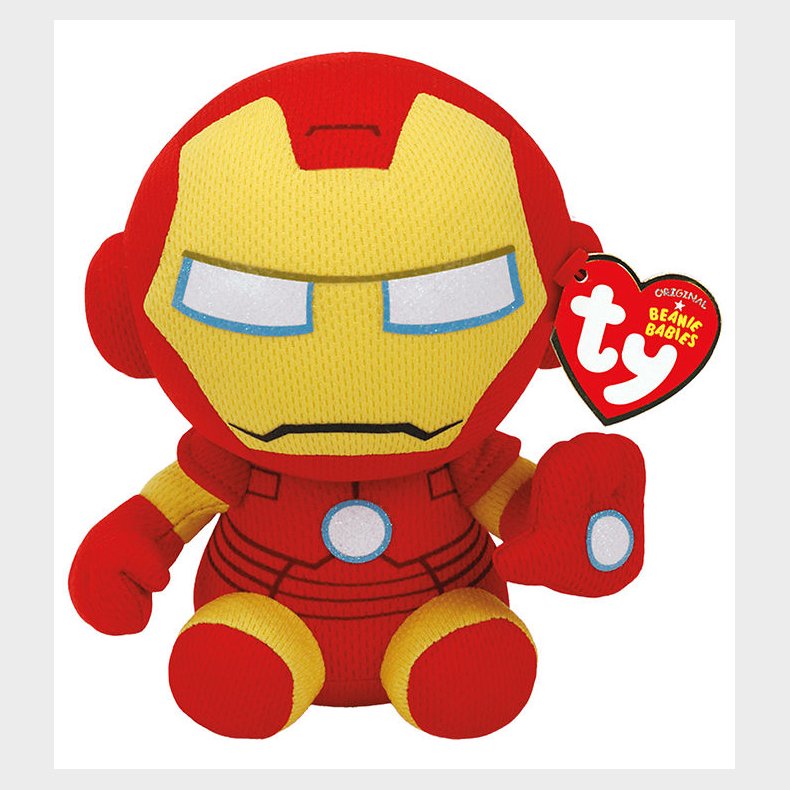 Ty Bamse - Beanie Babies - 15 cm - Marvel Iron Man