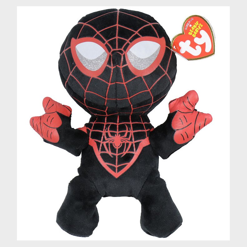 Ty Bamse - Beanie Babies - 18 cm - Marvel Miles Morales
