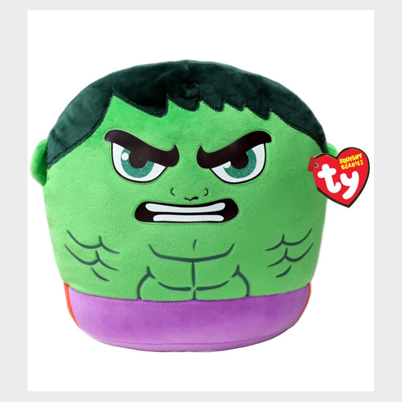 Ty Bamse - Squish Marvel - 35 cm - Hulk