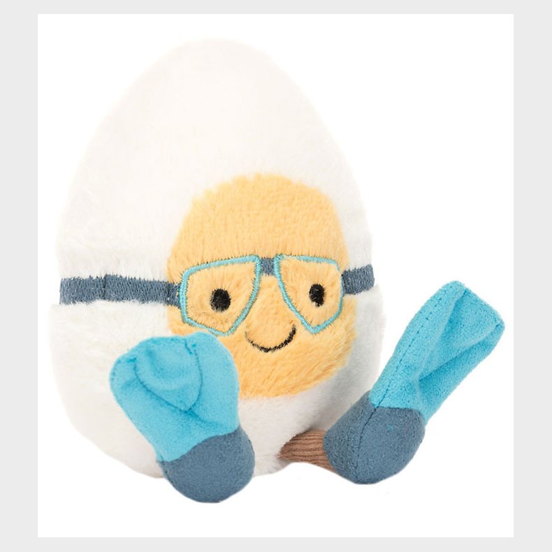 Jellycat Bamse - 14x9 cm - Amuseables Boiled Egg Scuba