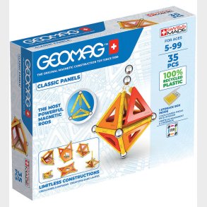 Geomag Magnetst - Classic Panels Recycled - 35 Dele