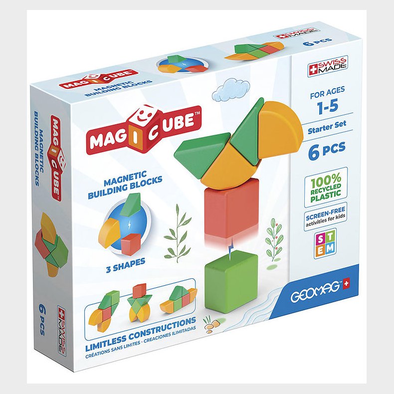 Geomag Magnetst - Magicube Starter Set - 6 Dele