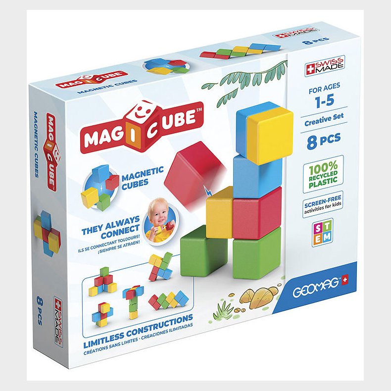 Geomag Magnetst - Magicube Creative Set - 8 Dele