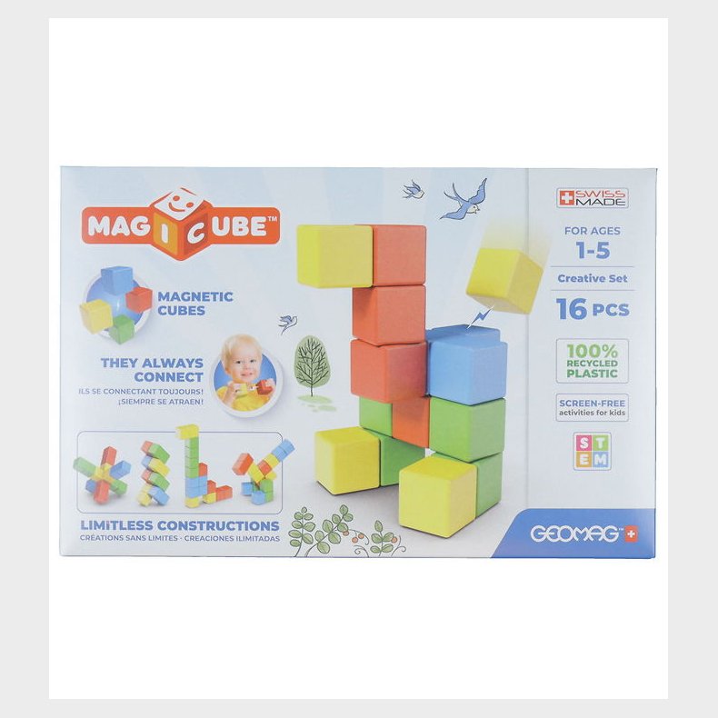 Geomag Magnetst - Magicube Creative Set - 16 Dele