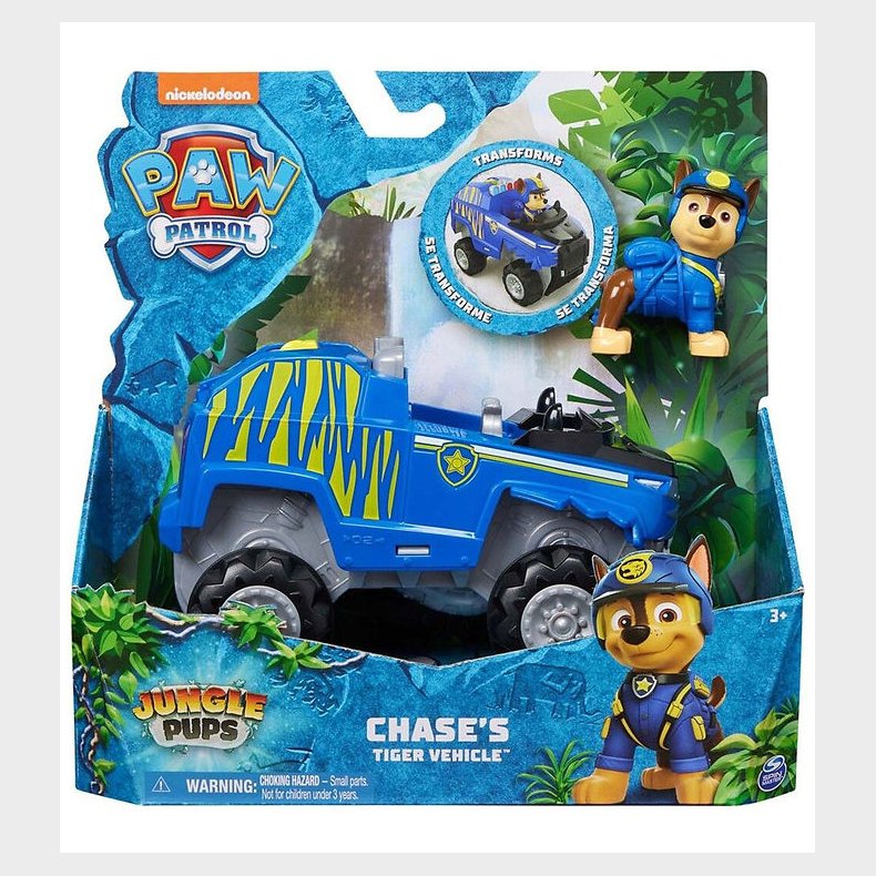 Paw Patrol Legetjsbil - 16 cm - Chase's Tiger kretj