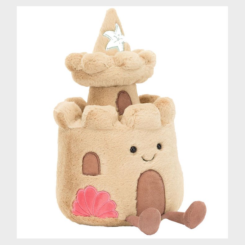 Jellycat Bamse - 29x15 cm - Amuseables Sandcastle