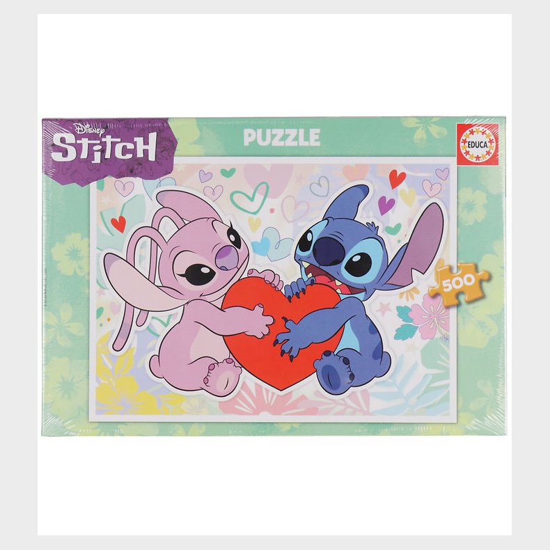 Educa Puslespil - 500 Brikker - Disney Stitch