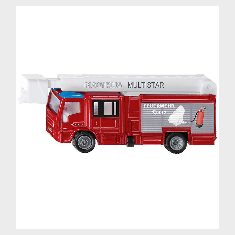 Siku Brandbil - 1:87 - Magirus Multistar With Telescopic Mast