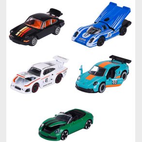 Majorette Biler - 5-pak - Porsche Edition