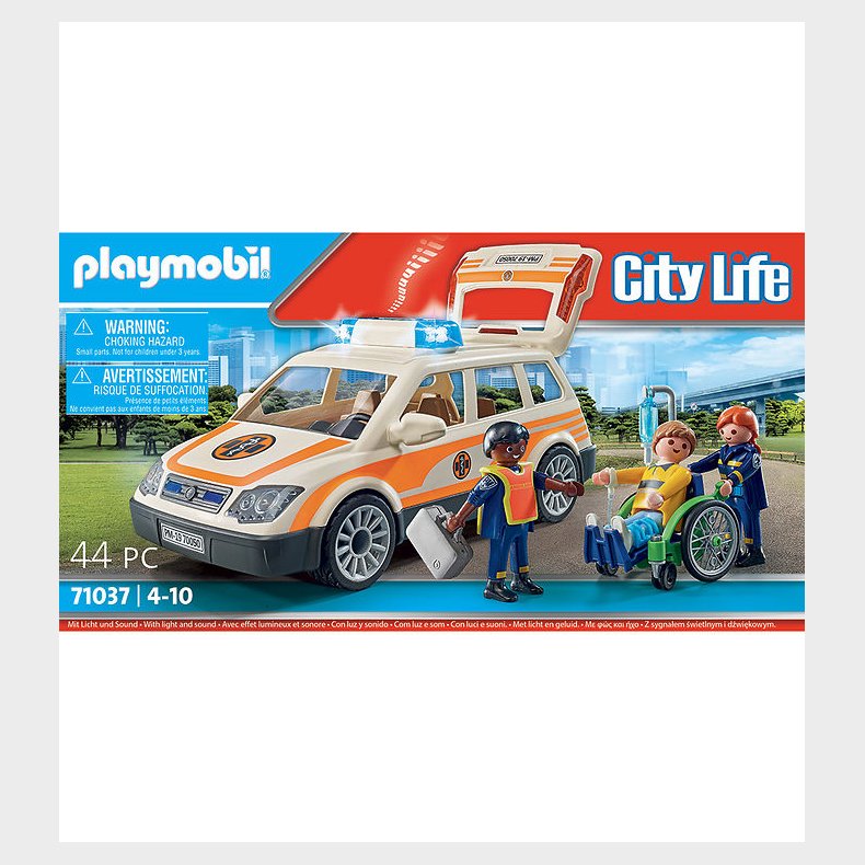 Playmobil City Life - Redningsst - 71037 - 44 Dele