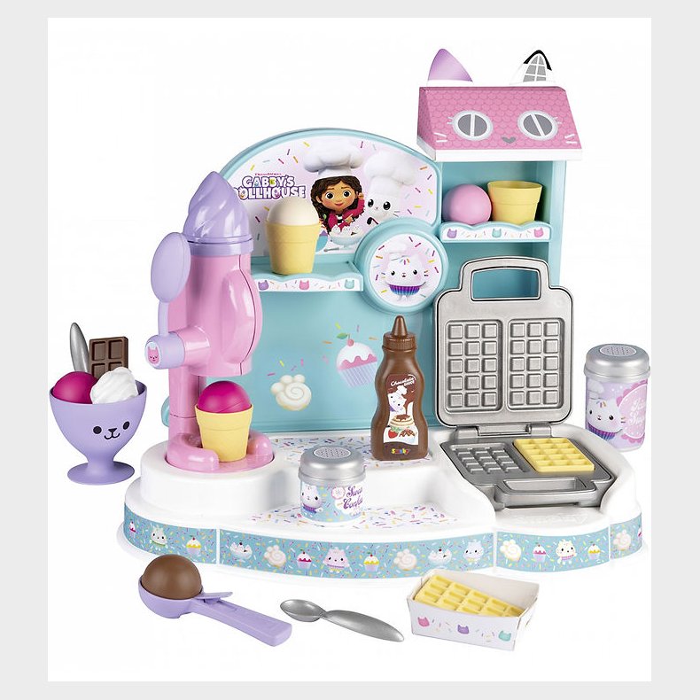 Smoby Legekkken - 20 Dele - Gabby's Ice Cream Factory