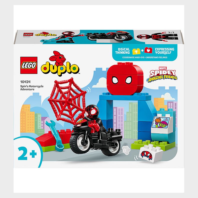 LEGO DUPLO Marvel Spider-Man - Spins Motorcykeleventyr 10424 -