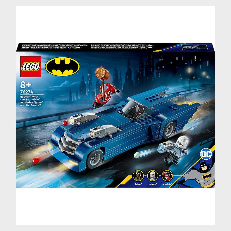 LEGO Batman - Batman Og Batmobile Mod Harley Quinn Og Mr. Freez