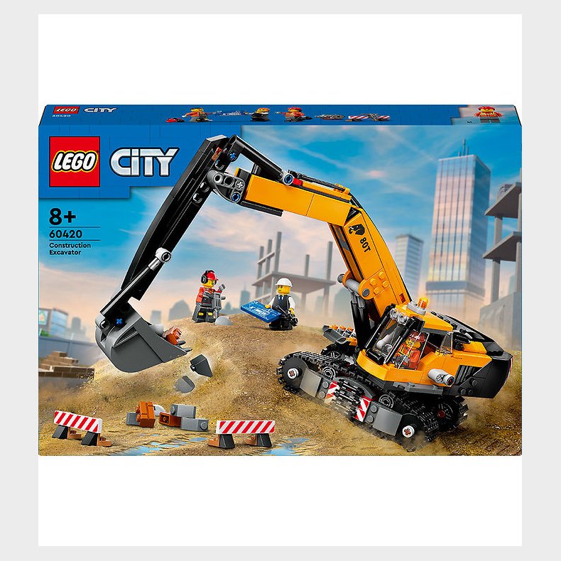 LEGO City - Gul Gravemaskine 60420 - 633 Dele
