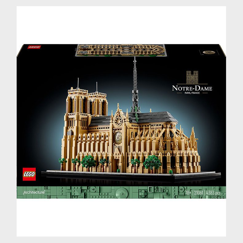 LEGO Architecture - Notre-Dame de Paris, 21061 - 4383 Dele