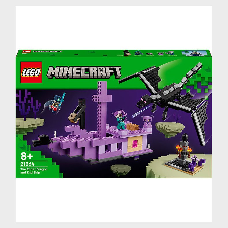 LEGO Minecraft - Ender-dragen Og End-skibet 21264 - 657 Dele
