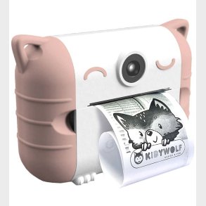 Kidywolf Kamera m. Printer - Kidyprint - Camera Peach