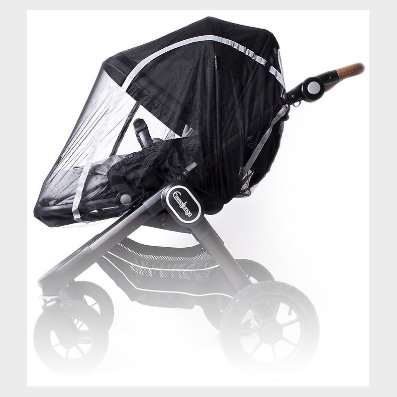 Easygrow Myggenet Til Barne/klapvogn - Single - Universal - Sort