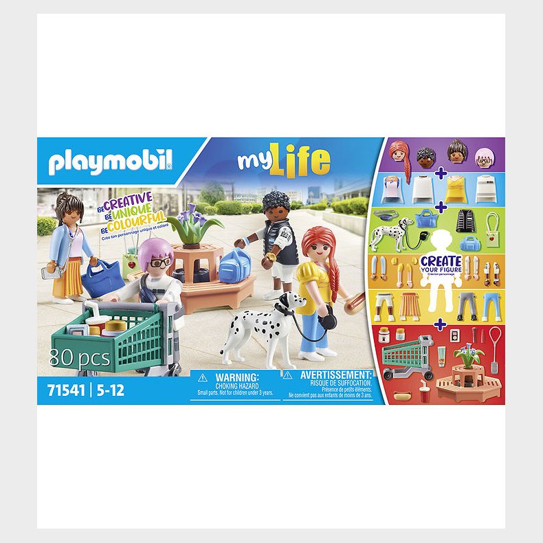 Playmobil My Life - My Figures: Shopping - 71541 - 80 Dele