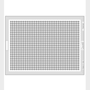 Quercetti Plader Til Stiftmosaik - 5 stk. - Hvid - 12445