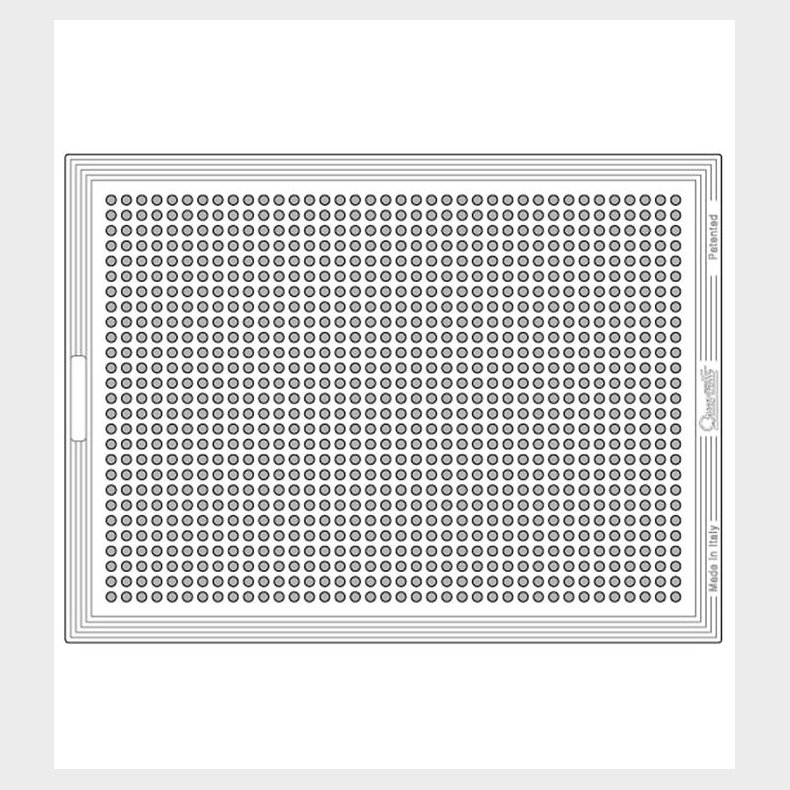 Quercetti Plader Til Stiftmosaik - 5 stk. - Hvid - 12445