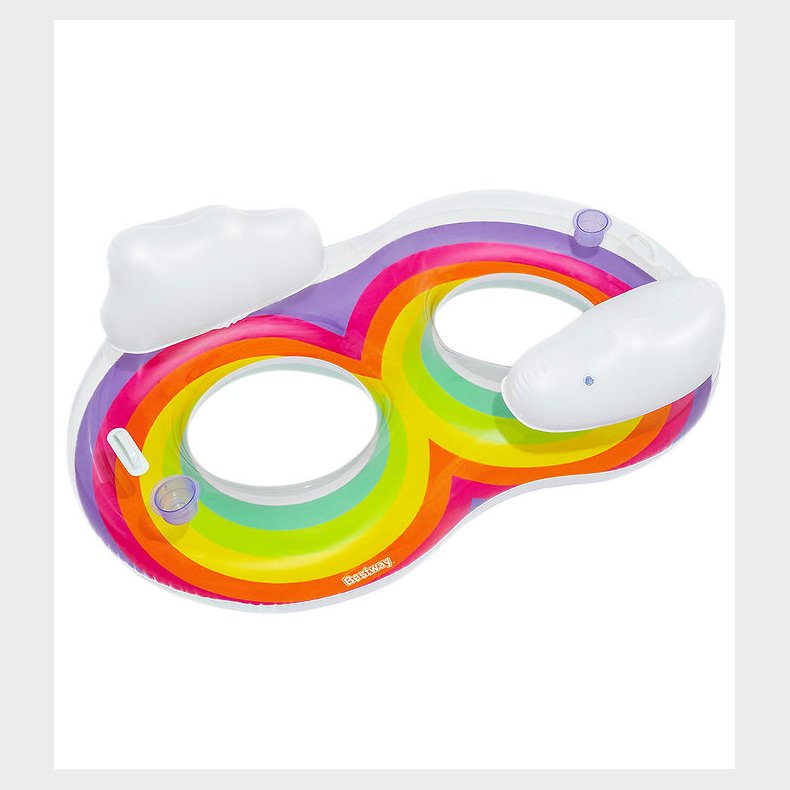 Bestway Flyder - 186x116 - Rainbow Dreams Double Swim Tube