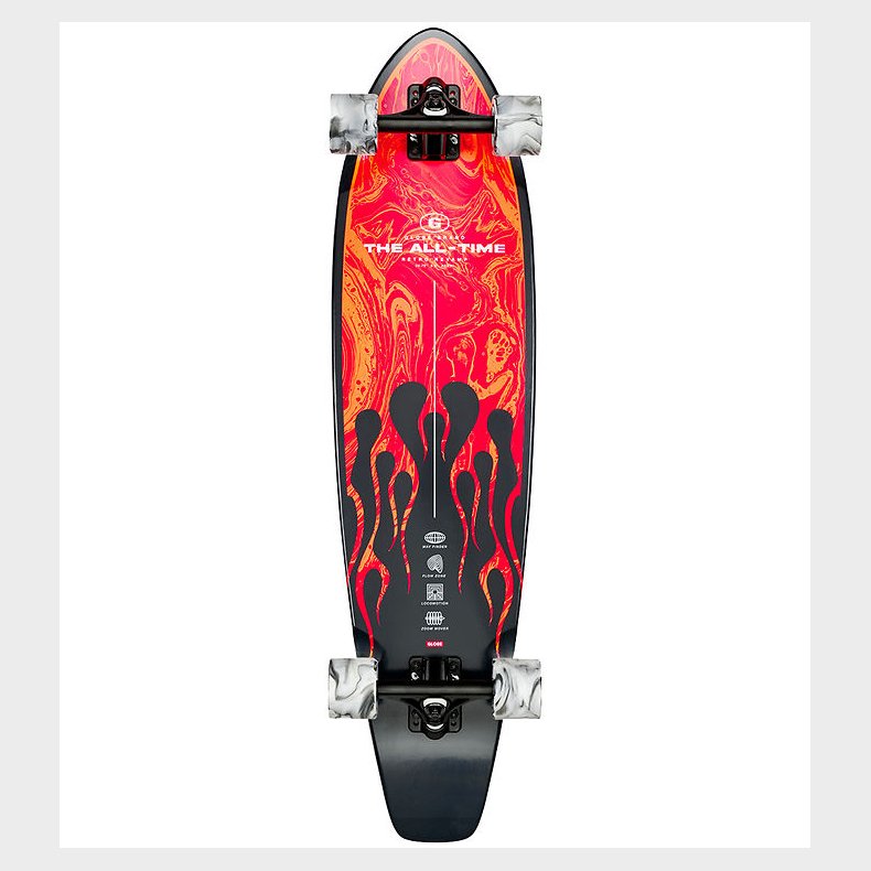 Globe Skateboard - 35'' - The All-Time - Red Flames