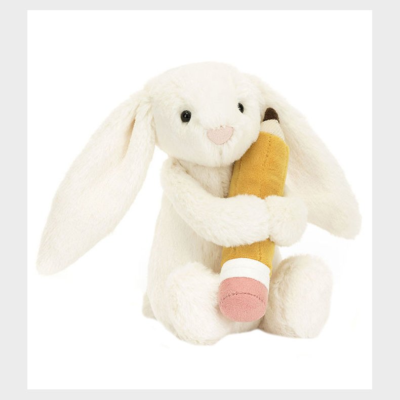 Jellycat Bamse - 18x9 cm - Bashful Bunny m. Pencil