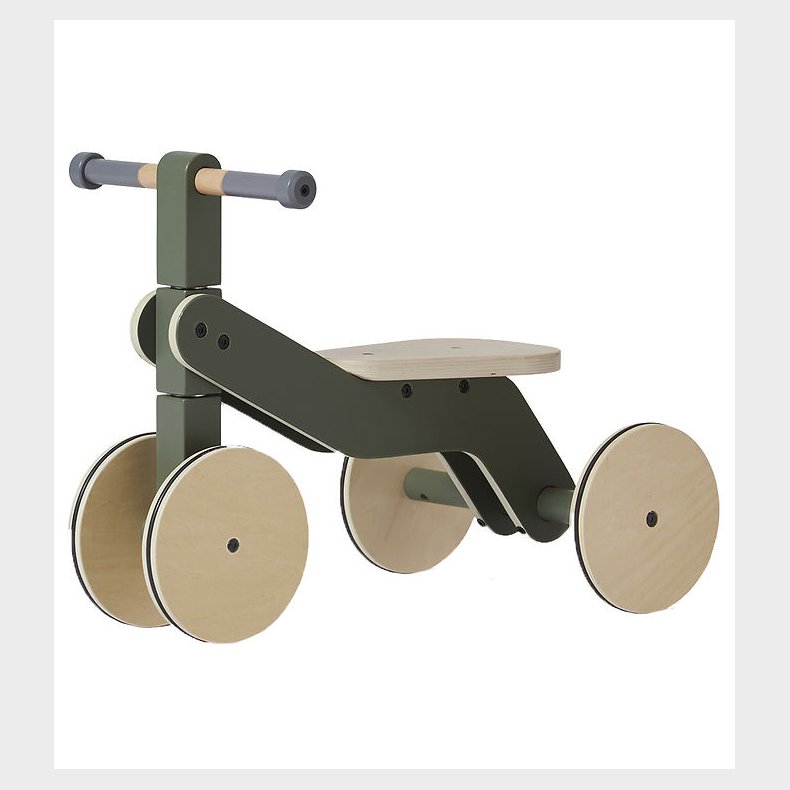 Flexa Lbecykel - Indendrs - Tr - Play - Dusty Green/Birch Ply