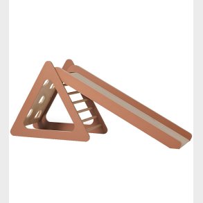 Flexa Legetrn m. Rutsjebane - Midi - Play - Blush/Birch Plywood