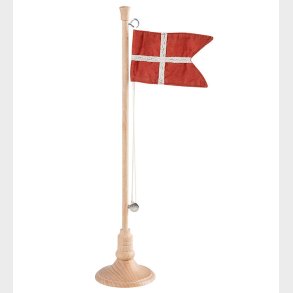 Sebra Bordflag - Tr - 28 cm - Dannebrog