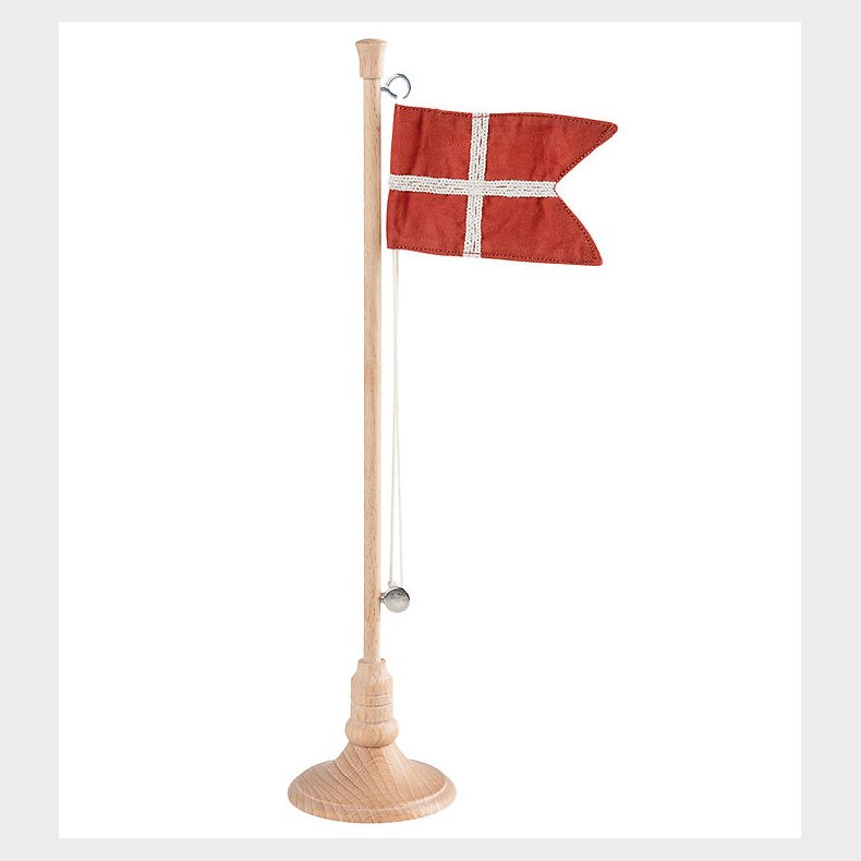 Sebra Bordflag - Tr - 28 cm - Dannebrog