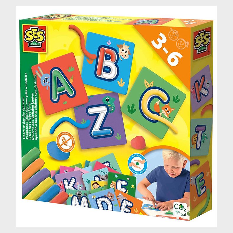 SES Creative Modellervoks - Lr Alfabetet m. Modellervoks