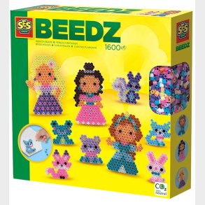 SES Creative Perler - Strygeperler - 1600 stk - Prinsesser Og K