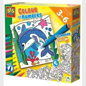 SES Creative - Mal Efter Nummer - Tusser m. Trekantsgreb