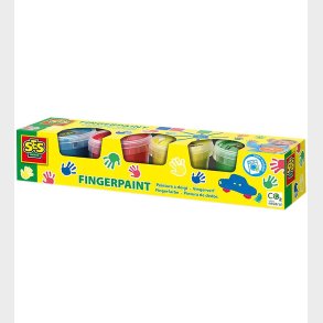 SES Creative Fingermaling - 4x110ml - Primrfarver