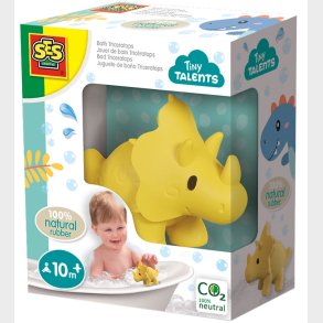 SES Creative Badedyr - Triceratops - Naturgummi