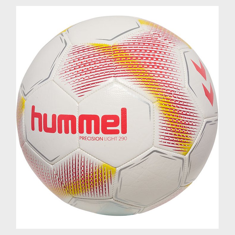 Hummel Fodbold - HmlPrecision Light 290 - Hvid/Rd/Gul