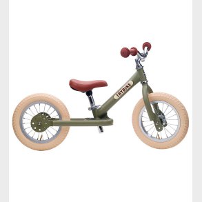 TryBike Lbecykel - Steel - Vintage Edition - Stvet Grn