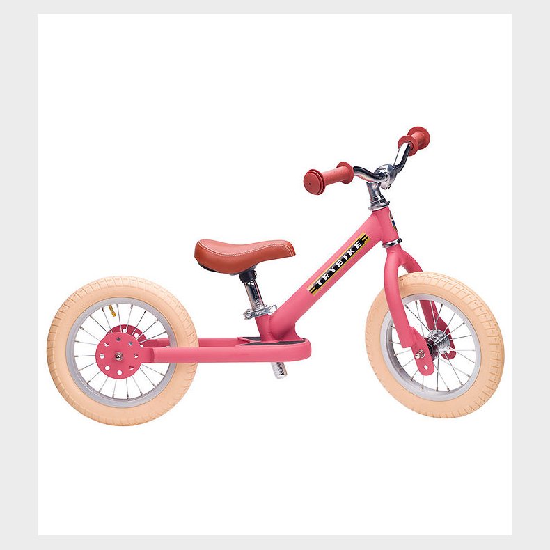 TryBike Lbecykel - Steel - Vintage Edition - Rosa