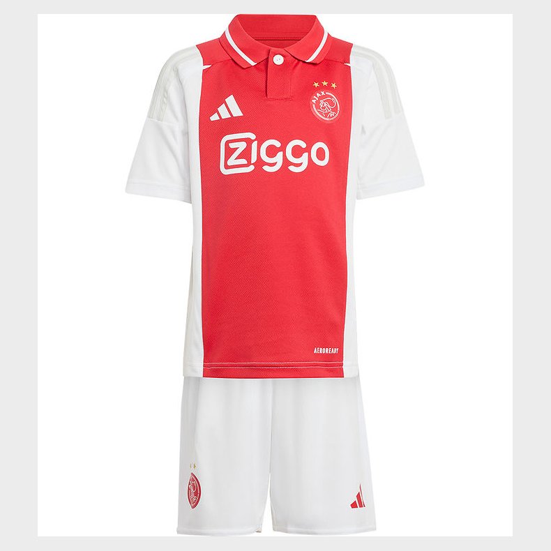 adidas Performance Fodboldst - Ajax H Mini - Rd/Hvid