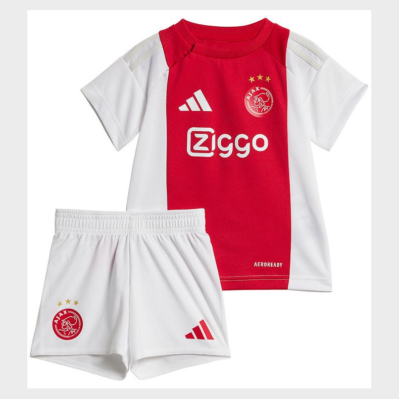 adidas Performance Fodboldst - Ajax H BABY - Rd/Hvid