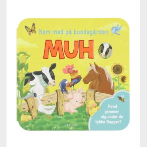 Forlaget Carlsen Billedbog m. Flapper - Kom Med P Bondegrden -