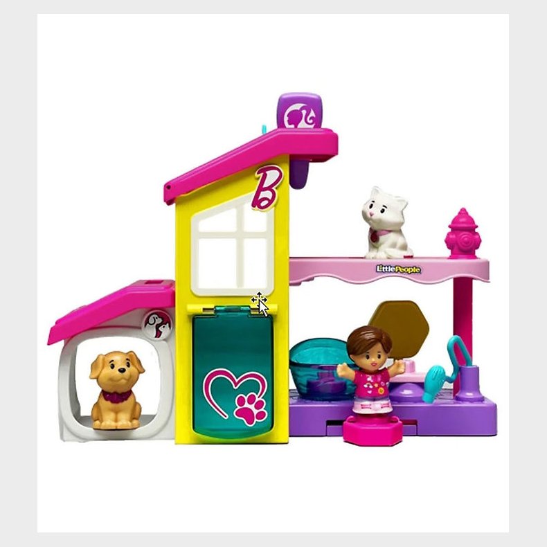 Fisher-Price Legehus - Little People - Barbie Play &amp; Care Pet Sp