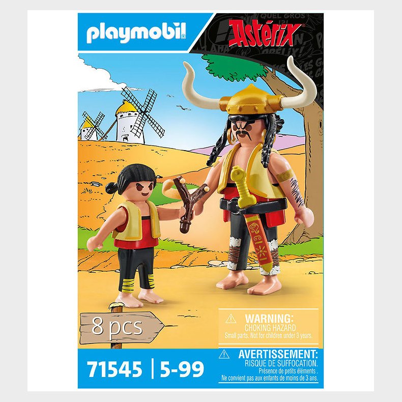 Playmobil Asterix - Huevos Y Bacon og Pepe - 71545 - 8 Dele