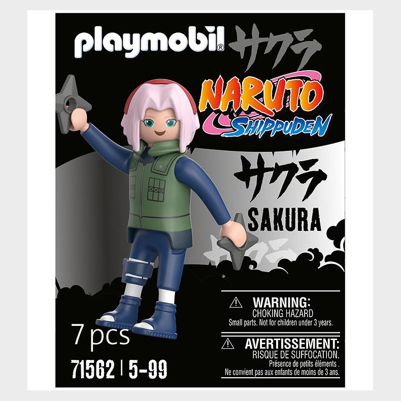 Playmobil Naruto - Sakura - 71562 - 7 Dele