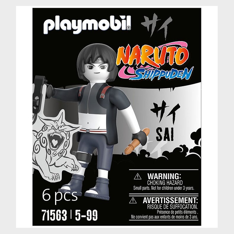 Playmobil Naruto - Sai - 71563 - 6 Dele